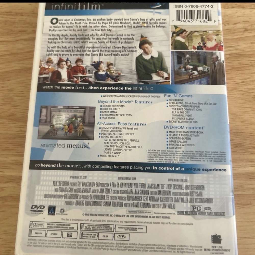 Elf Movie DVD Set - Picture 2 of 4